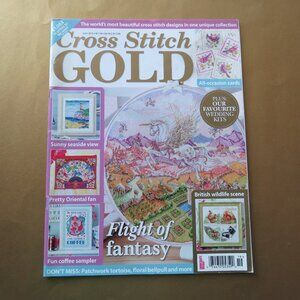 Cross Stitch Gold Flight of Fantasy Cross Stitch British Magazine July 2015